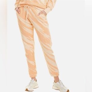 Sweaty Betty Peach Tie-Dye Joggers